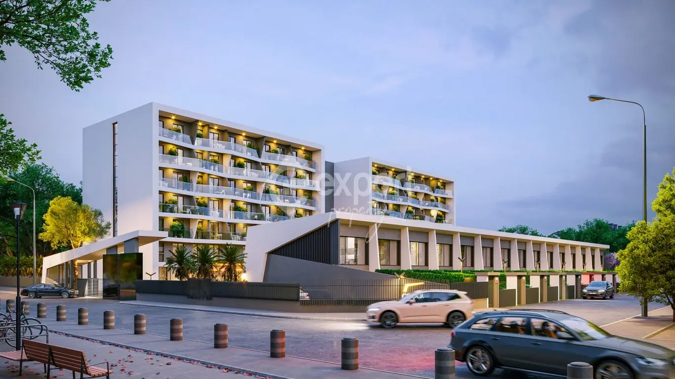 Вид квартирного дома в Анталии